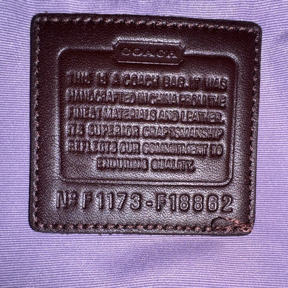 Coach Tan and Brown Signature Shoulder Bag - Picture 6 of 11